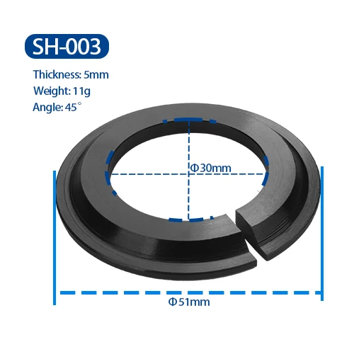 MTB Racefiets Stuurpen Headset 41.8/42-52 1-1/2 tot 1-1/8' Vork MTB Fietsframe Taper Headset