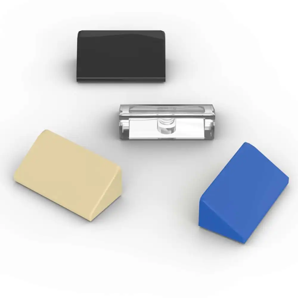 MOC 10PCS 경사 30 85984 1x2x2/3 빌딩 블록 키트 하우스 벽돌 입자 퍼즐 아이디어 DIY 장난감 어린이 생일 크리스마스 선물