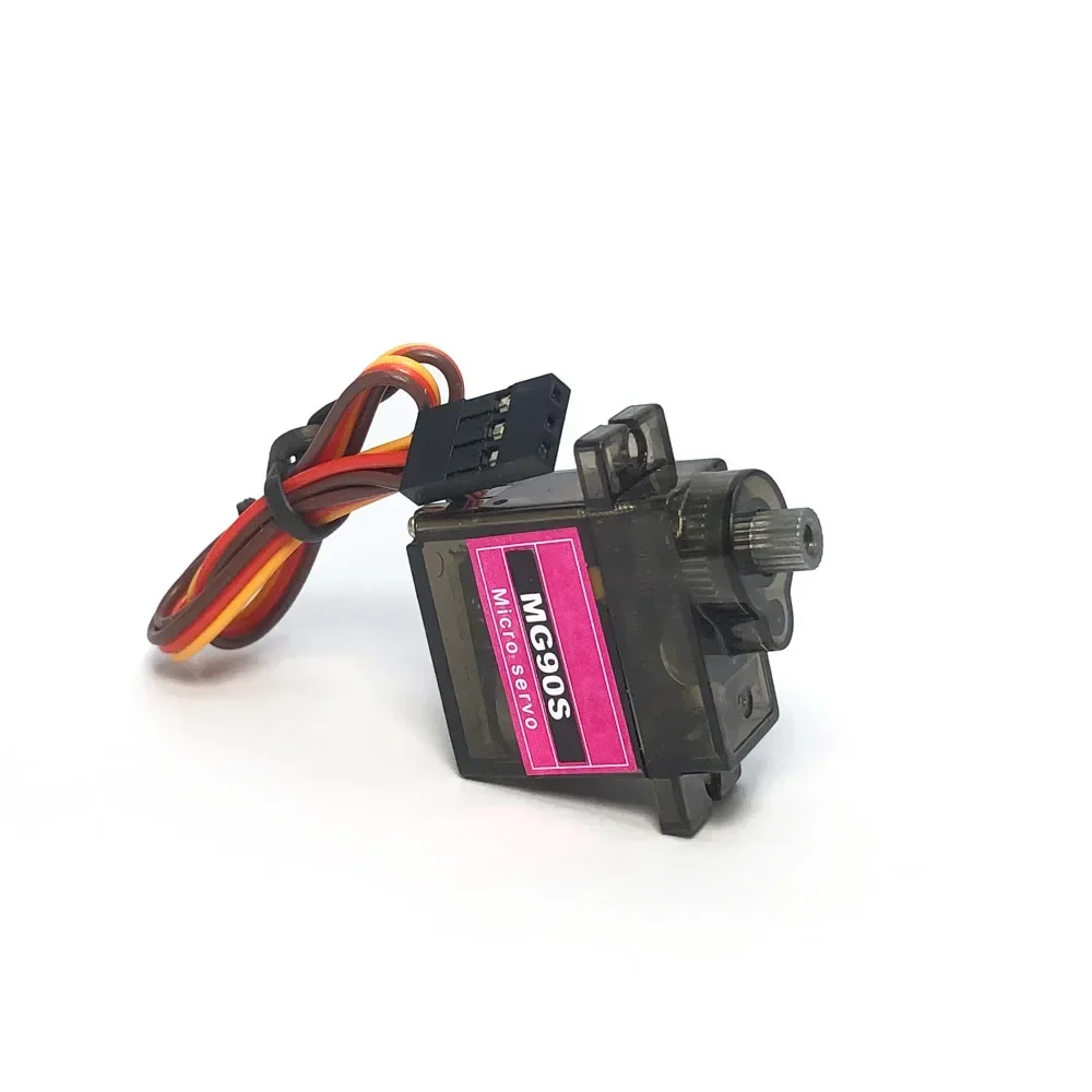 2/4/5/10/20/50 Stück MG90S Servo Vollmetallgetriebe Micro Servo 180 ° /360 ° Für RC-Helikopter, Flugzeuge, Boote, Autos, Roboter: Verbesserte Version Teile – Detail 6