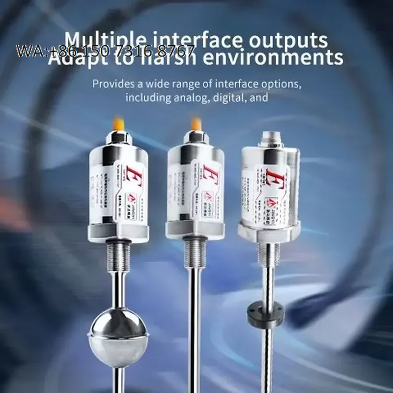 TEC EJ Built-in Magnetostrictive Liquid Level Sensor IP68 Protection Analog Canopen Output -40~+75 for Oil Applications