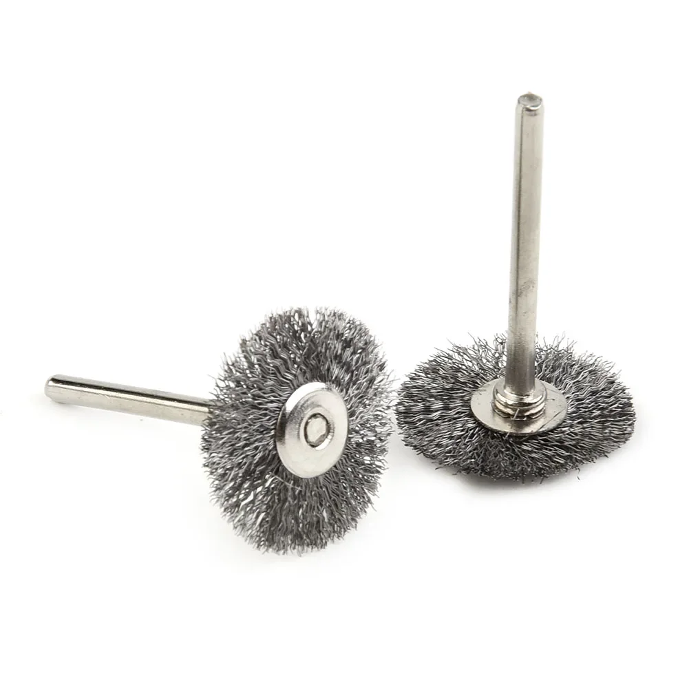 Accessories Wire Brush Wheel Brushes 22mm Power Tools Set Silver T-shaped For Mini Drill Rotary High Quality Parts Polishing