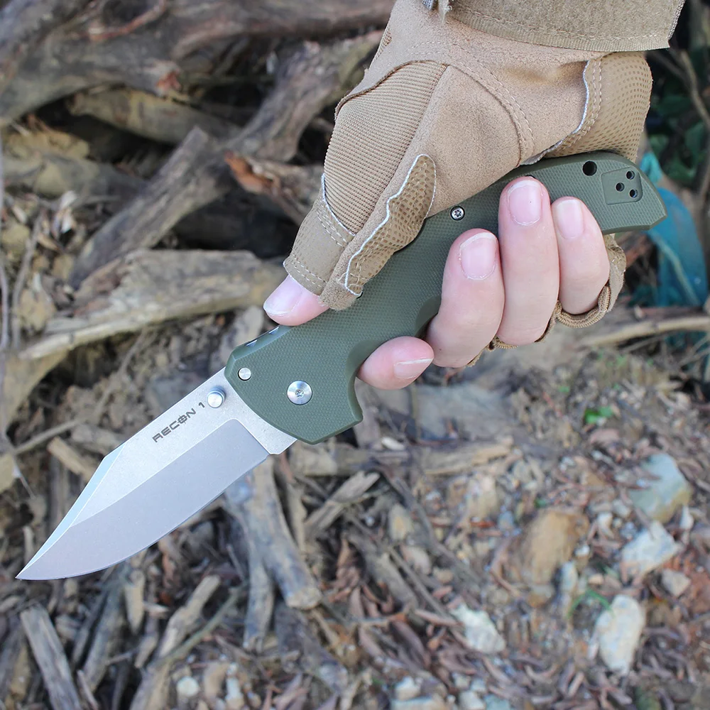 Cold New RECON 1 Folding Knives Sharp S35VN Steel Outdoor Tactical Survival Hunting Pocket Knife EDC Multipurpose Camping Tools