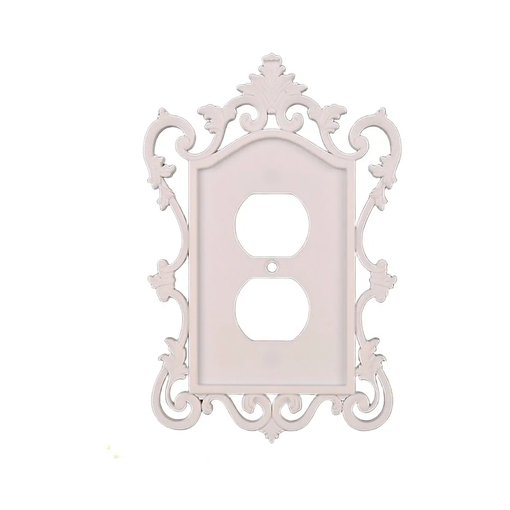 Gothic Style Switch Panel Cover PC Decorative Wall Plate For American Standard Light Socket Home Office Victorian Decor