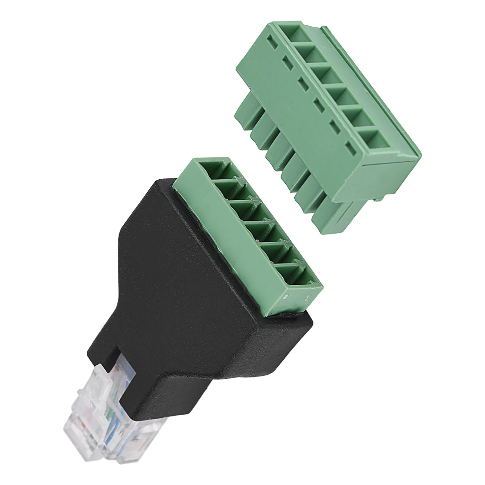 1 Buah Konektor Adaptor Terminal Sekrup 6 Pin Jantan ke Ethernet RJ12 6P6C