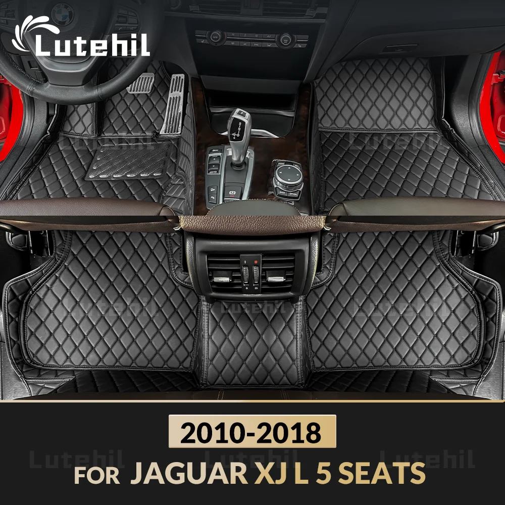 Car floor mats for Jaguar XJ L（5 Seats）2010 2011 2012 2013 2014 2015 2016 2017 2018 Custom foot Pads  Interior Accessories