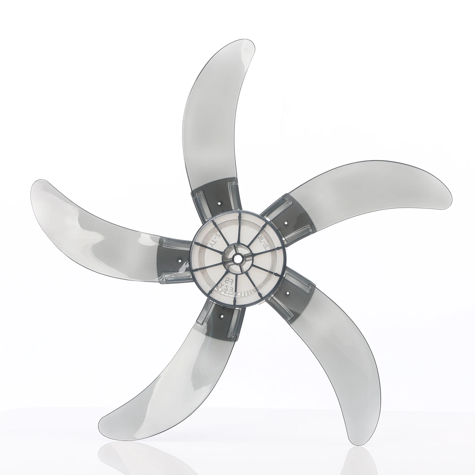 

Fan Replace Parts 18 Inch Five Leaves Plastic Fan Blade with Nut Cover Screws for Standing Pedestal Fan Table Fanner Accessories