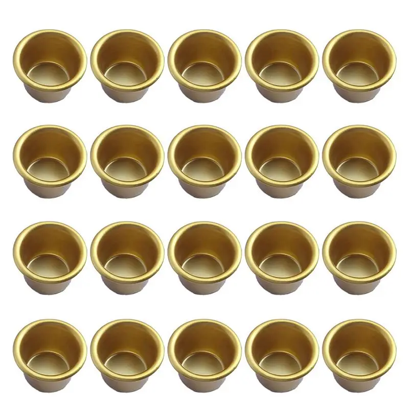 AT63-60 Pcs Metal Candle Insert For Taper Candles Decorative Candle Holder DIY Candle Holder Set For Tree Candles Table