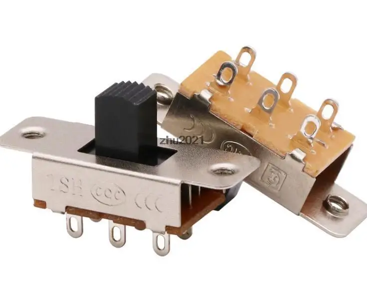 5 Stück DC AC reversibler Kippschalter mit 2/3 Position zweipoligen Doppel wurf und 2 Reihen von 6 Pins SS-22L05/23 f19