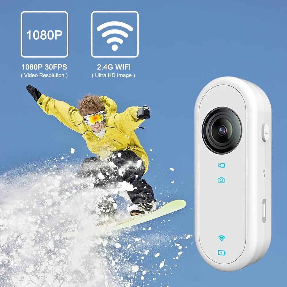 2.4G WiFi Action Camera HD 1080P Electronic Anti-shake DV DVR Sport Cam EIS Function Action Cam First Perspective Recorder