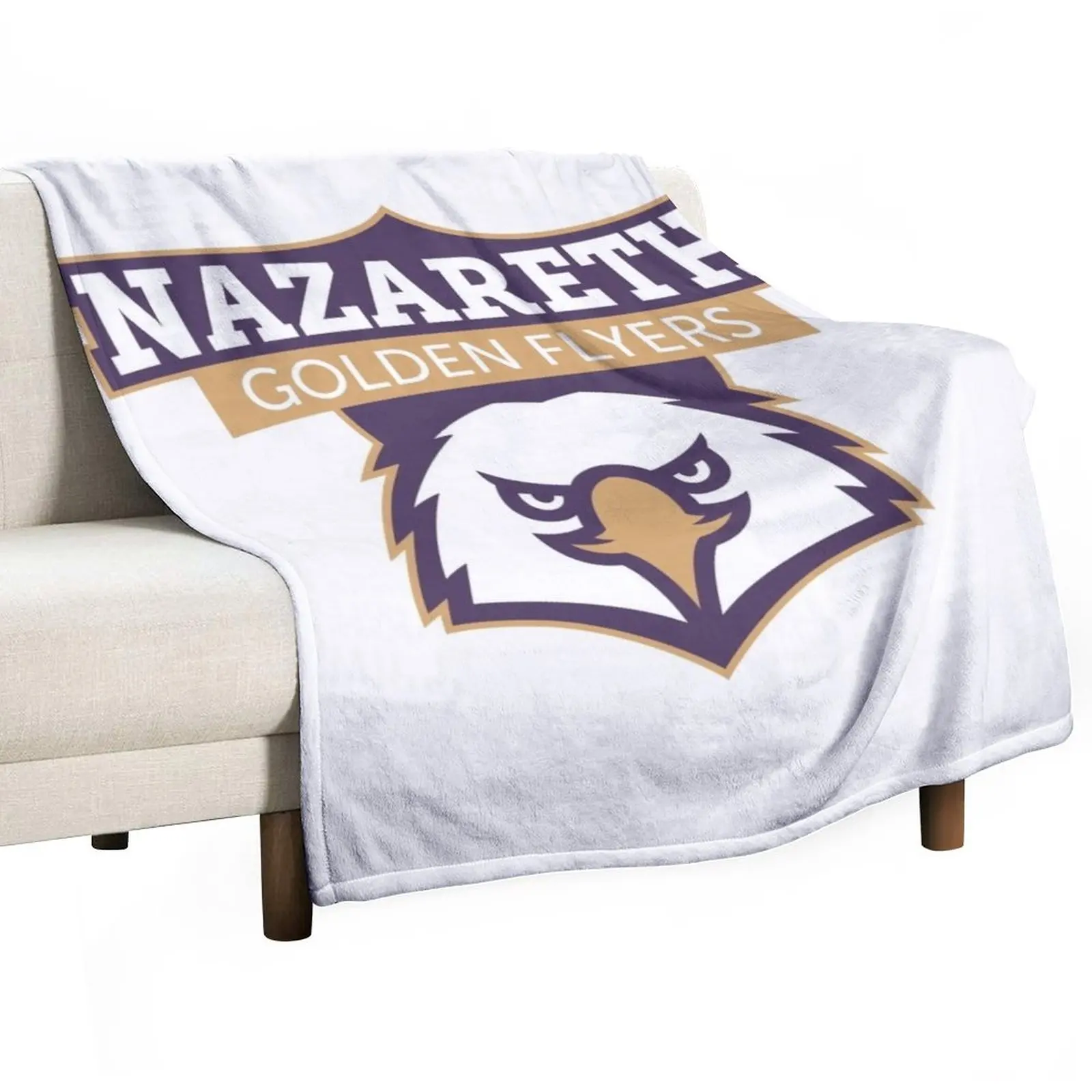 

Nazareth College golden flyers Throw Blanket blankets and blankets Polar blanket Hairy Blankets