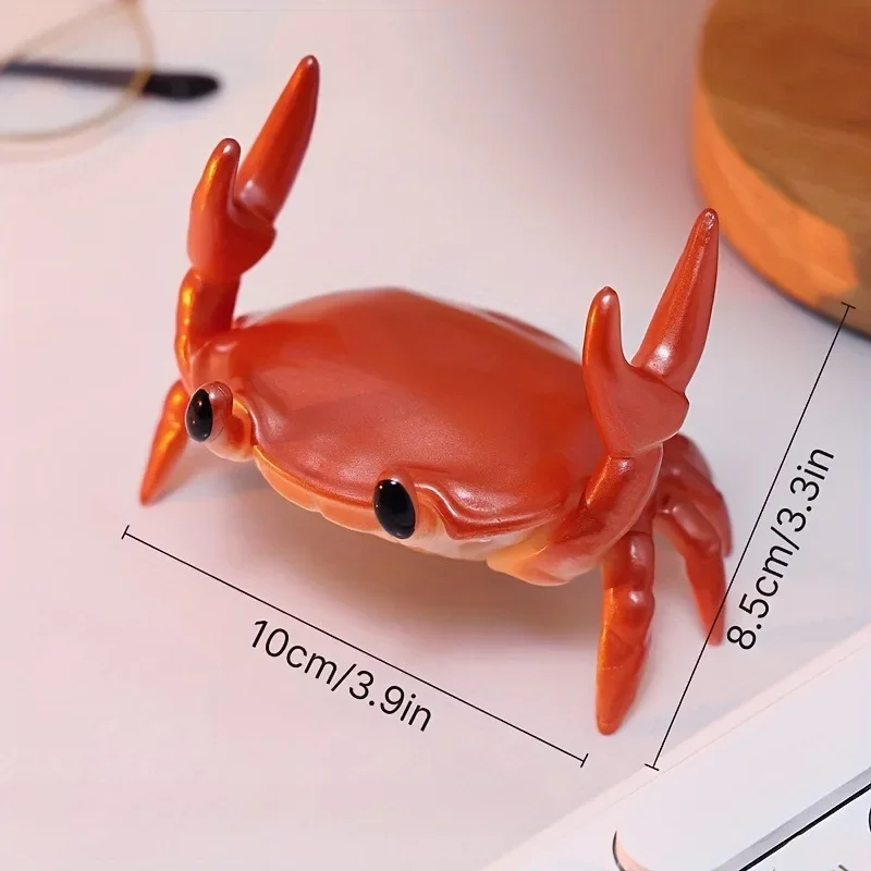 Mobile Phone Holder Cute Crab Shape Phone Desk Bracket Mount Lazy Creative Pen Eyeglasses Stand Chasing Drama Artifacts Ornament