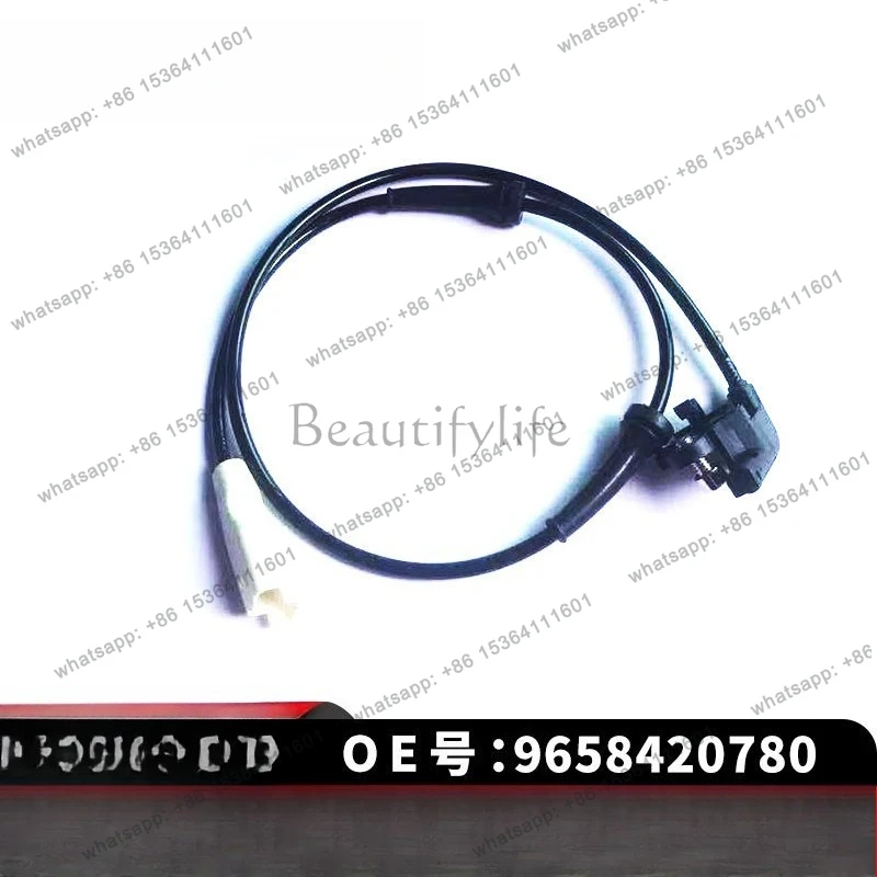 

White plug short card position car wheel sensor ABS-rear 9658420780
