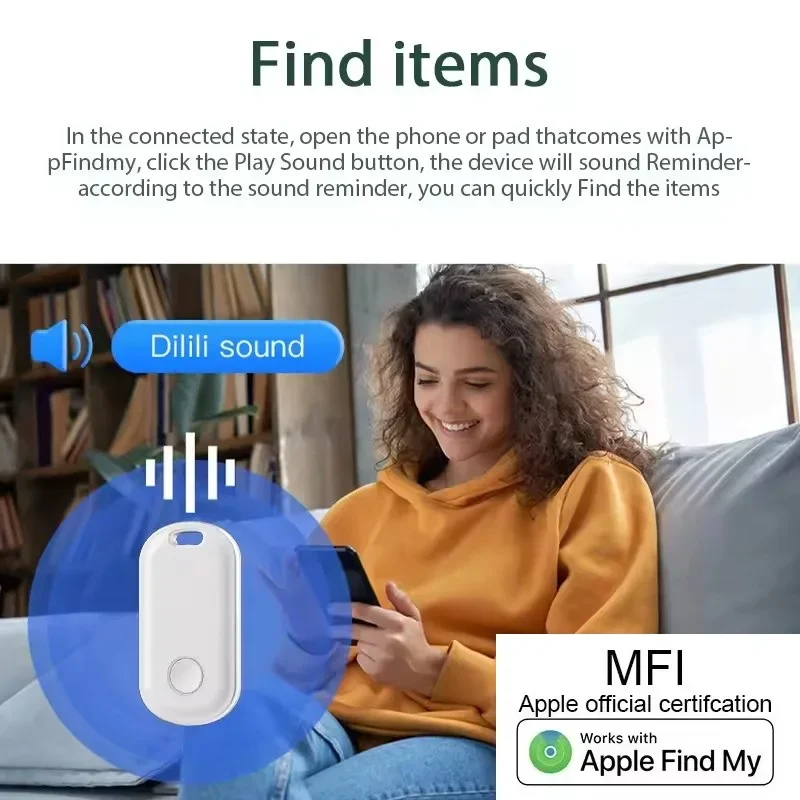 ZLRLMHY Tag Children Finder Pet Car Lost Tracker Apple IOS System Find GPS Smart Air Tag Mini Smart Tracker Bluetooth Tracker