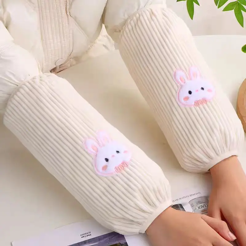 Cute Sleeve Sleeves for Women, Long Autumn and Winter Down Jackets,dirt Resistant Sleeves,adult Work and Office Corduroy Sleeves