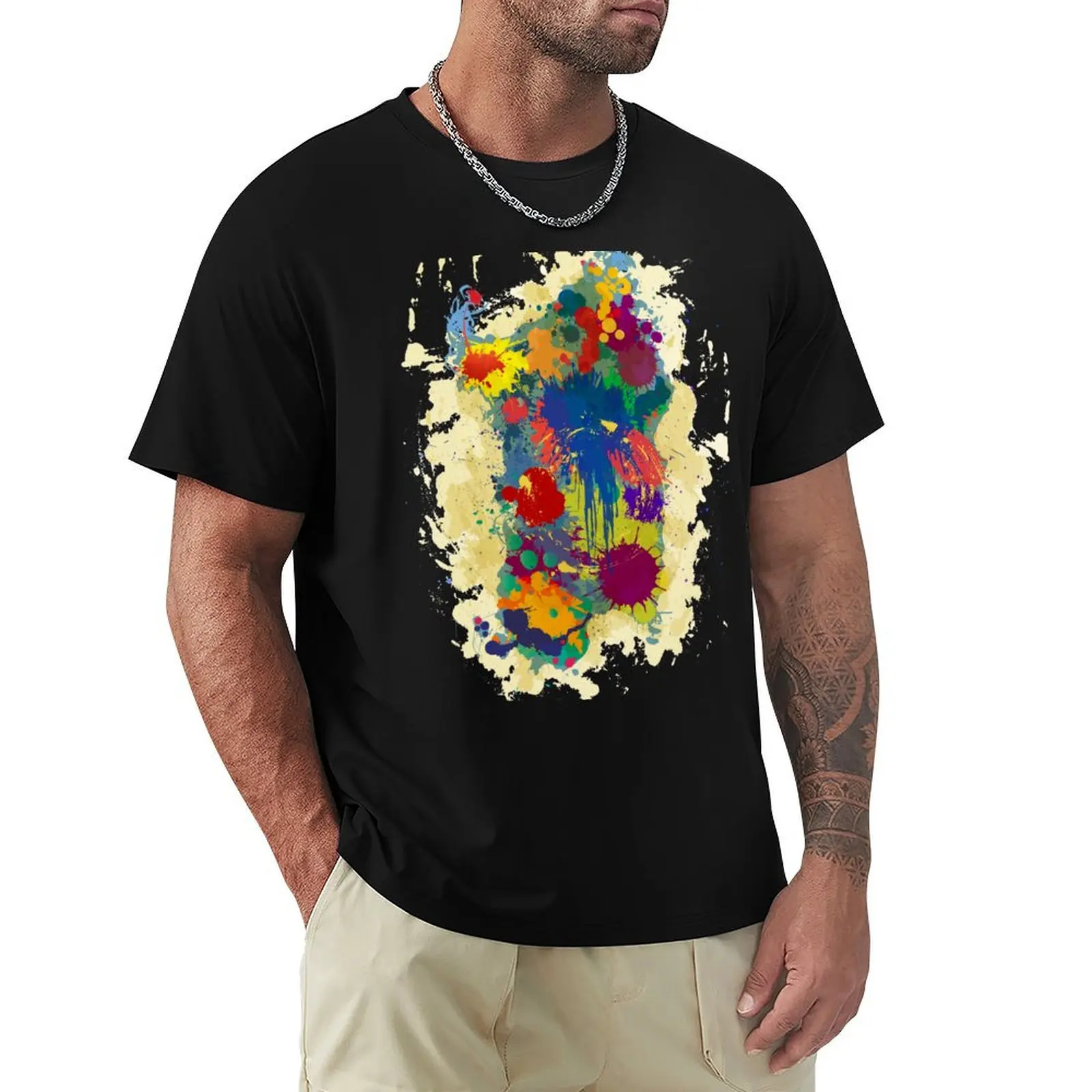 

Sardinia color ink T-Shirt sublime custom t-shirts boys animal print man clothes designer t shirt men