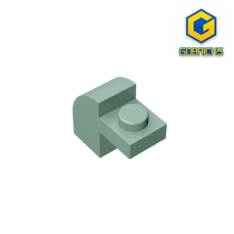 GDS-654 Slope, Curved 2 x 1 x 1 1/3 with Recessed Stud compatible with lego 6091 32807 pieces of children's DIY