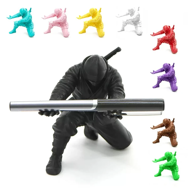 3D Printed Cool Organizer Ninja Pen Holder Miniature Pen Stand Creative Gift Ornament Modern Desktop Decoration Parts