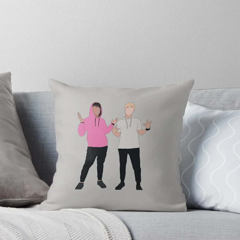 Sam and Colby Throw Pillow Christmas Pillow Cases Sofa Cushion Cushions Home Decor Ornamental Pillow