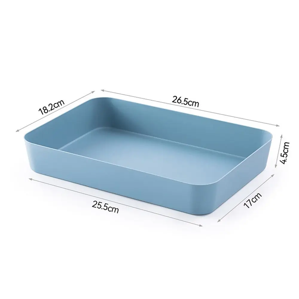 Caja de Almacenamiento Apilable de Plástico para Escritorio, Gran Capacidad, Organizador de Archivos y Documentos de Color Sólido para Oficina y Hogar