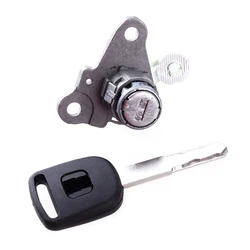 Car Left Door Lock Cylinder Key Set Anti-theif Accessories Fit for Honda Fit Jazz 2008 2007 2006 2005 2004 2003