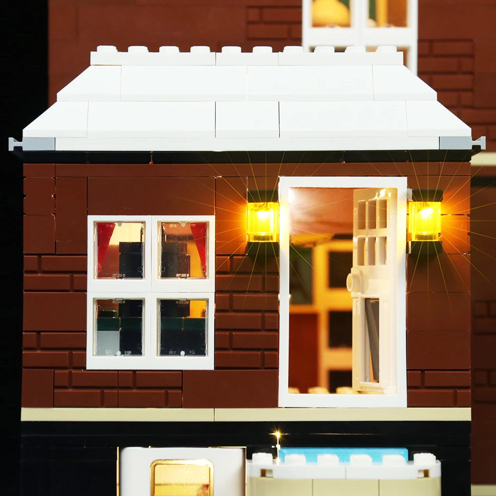 Vonado LED Lighting Set For Ideas NEW 21330 Home Alone House Building Blocks (NOT Include the Model) DIY Accessories Lamp Kit