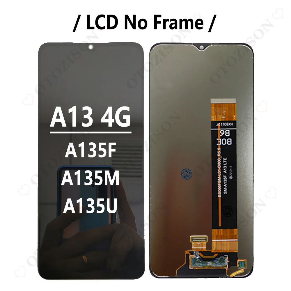 Amazon.co.jp: Samsung Galaxy A13 4G スクリーン 交換用 Galaxy A13 4G LCD Samsung A13  4G ディスプレイ SM-A135F SM-A135F/DS用 SM-A135M デジタイザー タッチスクリーン アセンブリ 修理部品 フレーム付き  : 家電＆カメラ Samsung Galaxy A13 4G LCDスクリーンWihtフレーム交換用Samsung A135 LTE A135F A1