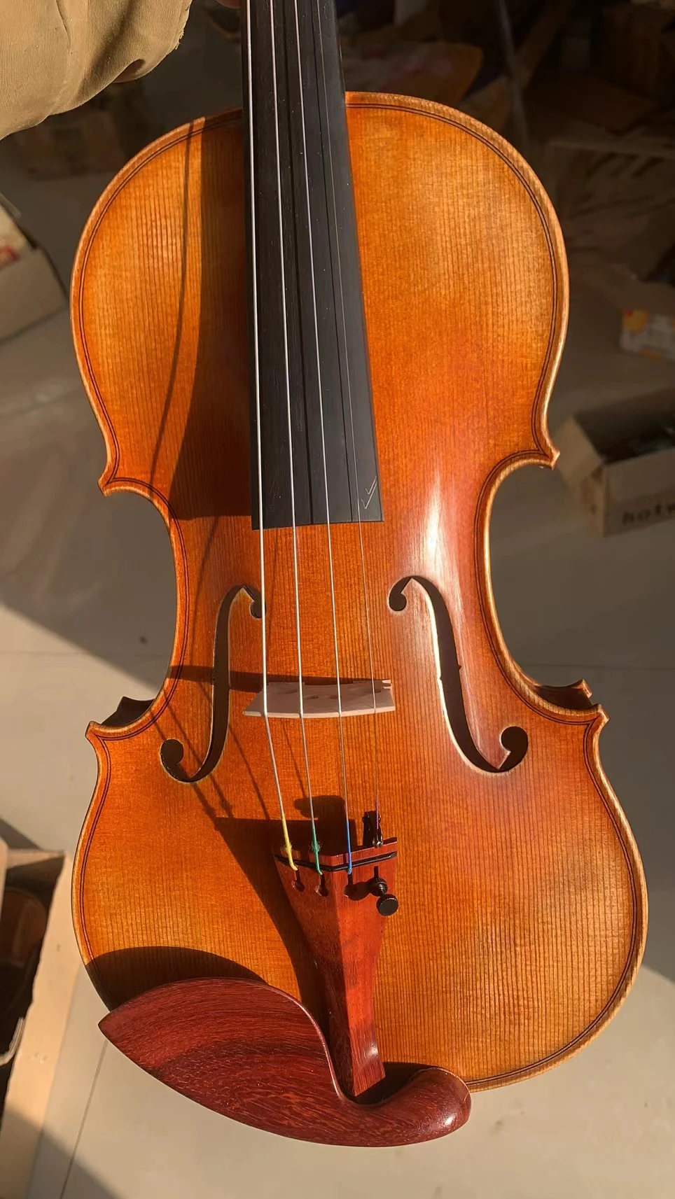 80 years old spruce！all European Wood 4/4 3/4 Stradivarius Violin violino Best Tone! Professionally Playing Acoustic Instruments