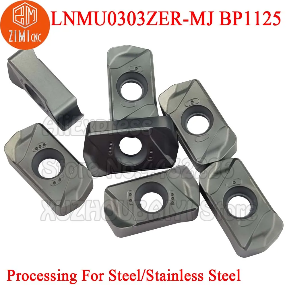 LNMU0303ZER-MJ BP1125 LNMU0303ZER LNMU0303ZER LNMU 0303 ZER Xay Dụng Cụ Cắt Carbide Miếng Lót 2 Mặt Nhanh Chóng Ăn EXNR03R