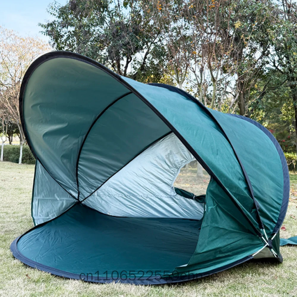 Quick Open Beach Lawn Tent Sun Protection Windproof Easy Fold Portable Outdoor Camping Picnic Backpacking Travel Fish
