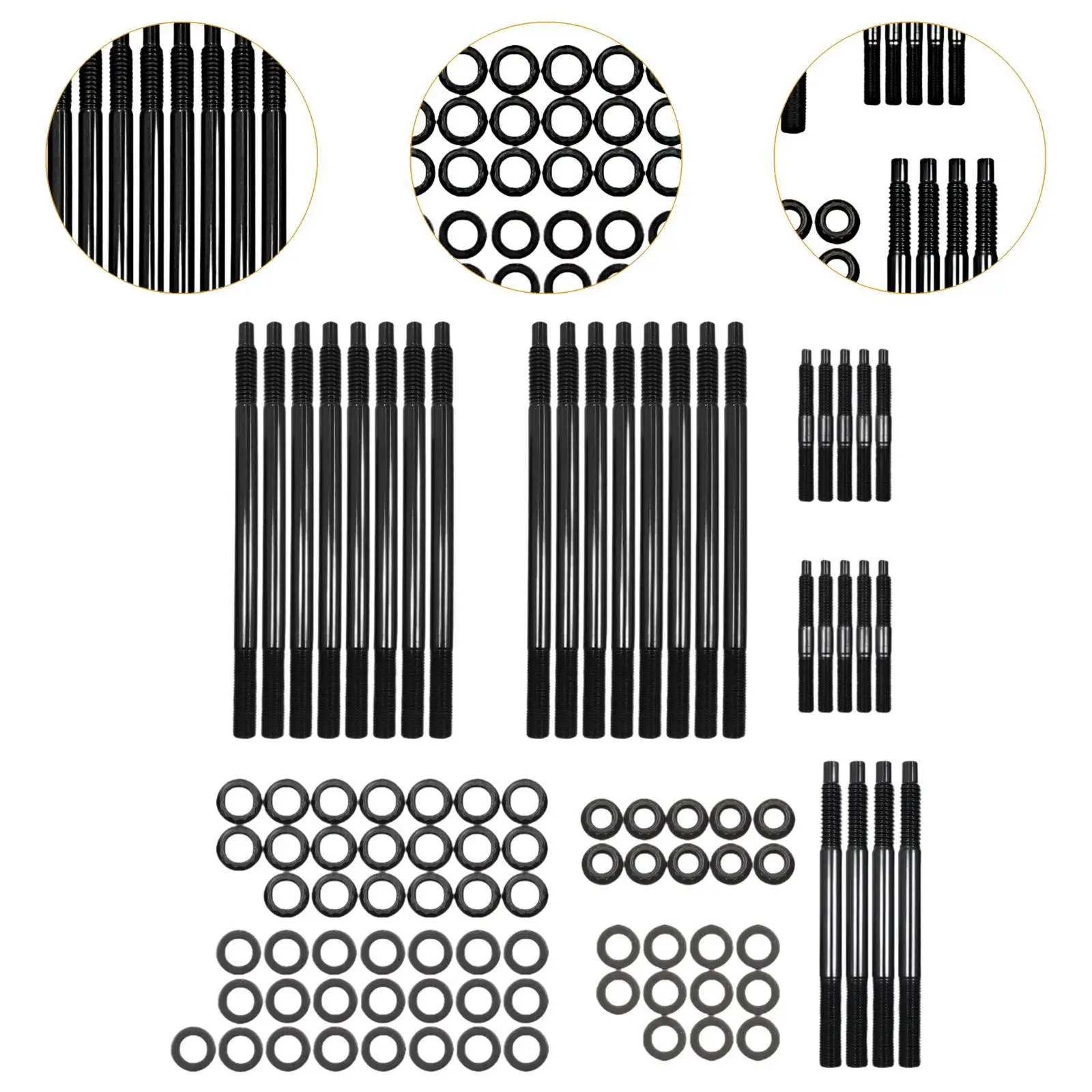 Zylinderdichtungs-Kopfbolzen-Set 33380, professionell für Chevy LS1 LS2