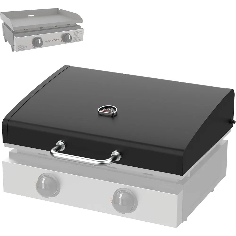 

Upgrade Griddle Lid for Blackstone Omnivore 1666 22 Inch Tabletop Griddle(2024 Model),Grill Hard Cover w/Handle & Thermometer