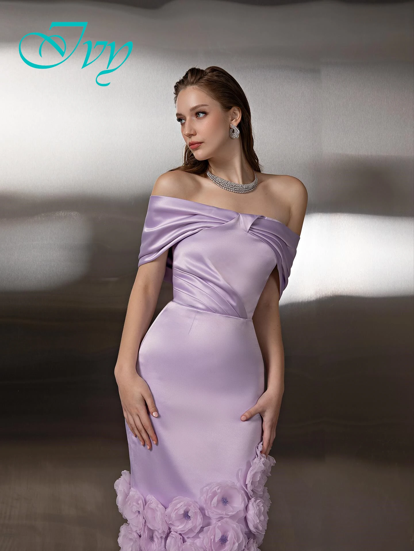 Robe de soirée de forme sirène, personnalisée, élégante, avec traîne de balayage, Simple, robes de bal de luxe, fleurs, col bateau, robes d'occasion spéciale