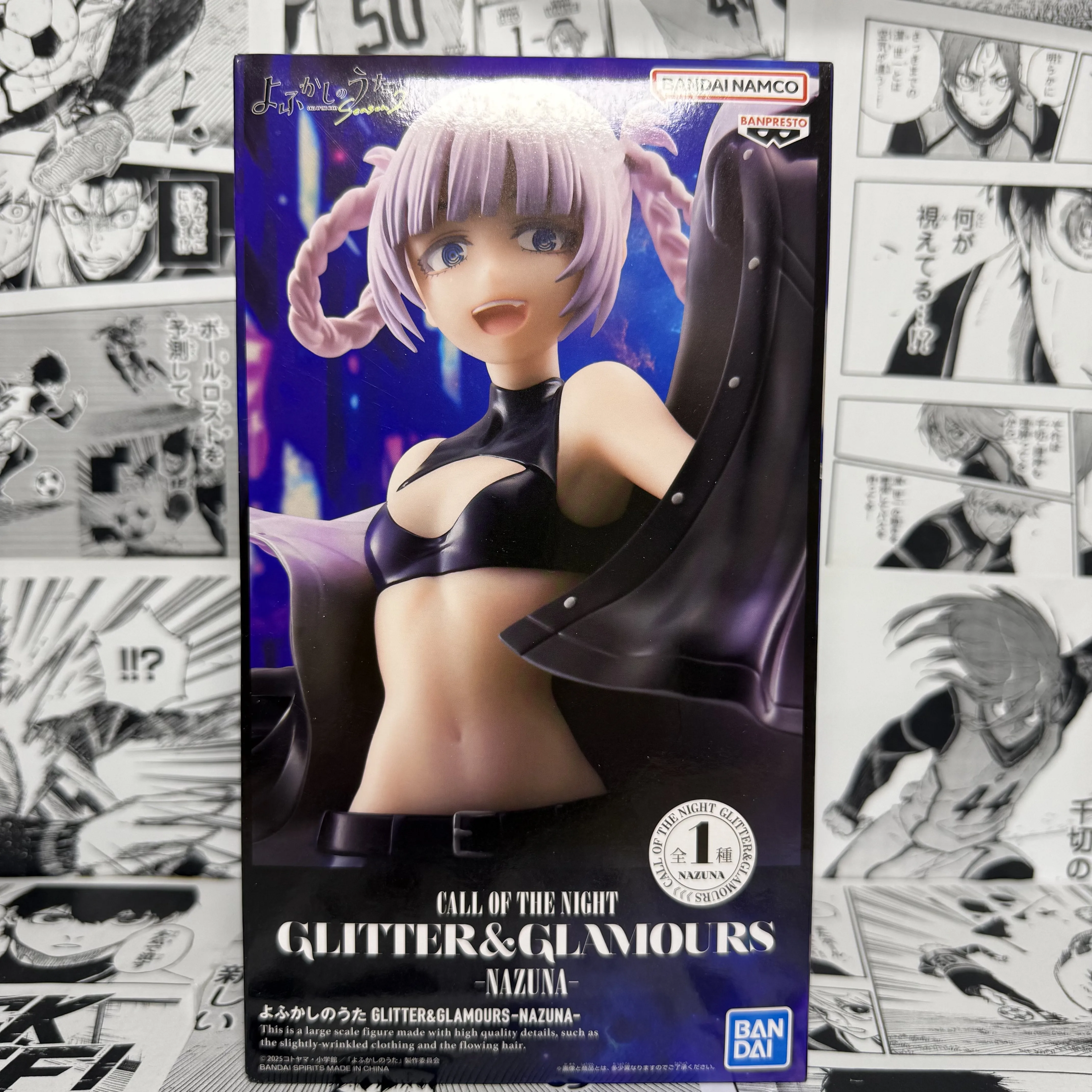 

Оригинальная фигурка BANPRESTO GLITTER & GLAMOURS Yofukashi no Uta Nanakusa Nazuna, аниме-модель игрушки
