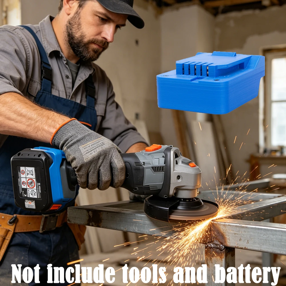 Adapter-Konverter für Makita 18V BL1840 Lithium-Akku zur Verwendung mit Aldi Ferrex 20V Akku-Bohrmaschine Zubehör (ohne Akku)