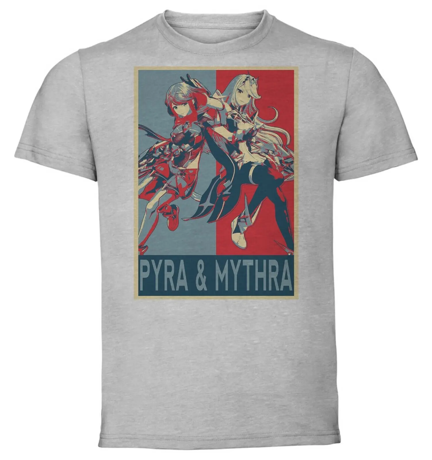 TShirt    Knit  Smash Bros Propaganda  Pyra & Mythra  LL2580 Unisex clothing