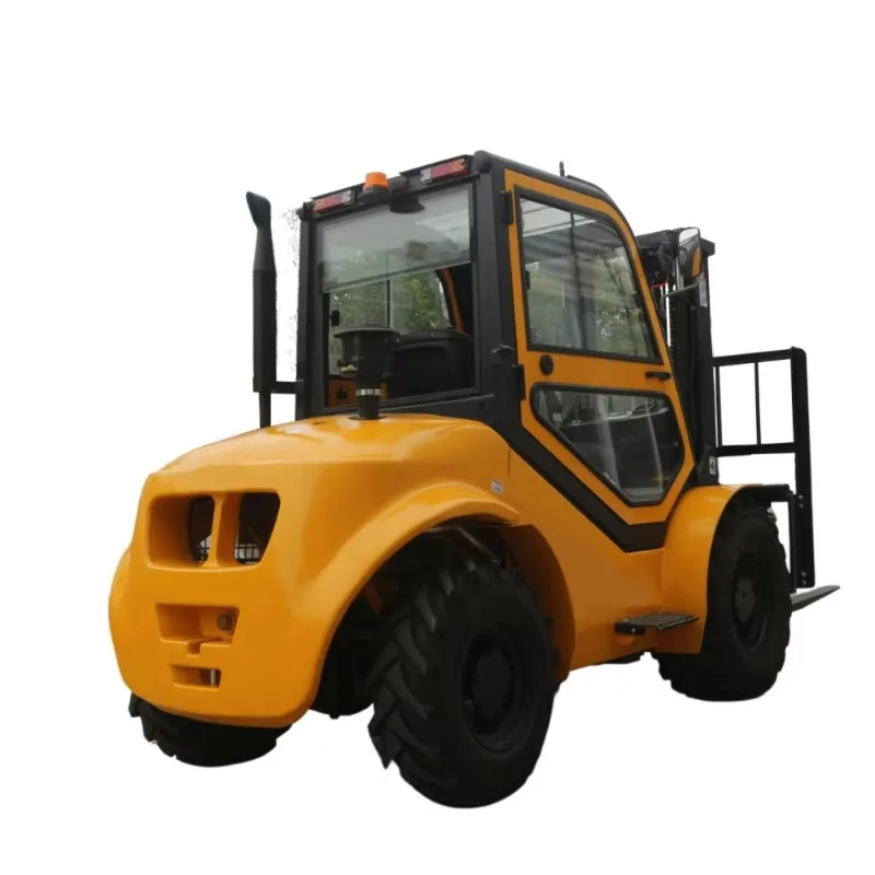 B2B 4WD Off Road Forklift Wholesale With Oscillating Axles For Unstable Ground And Mining Export Supplier