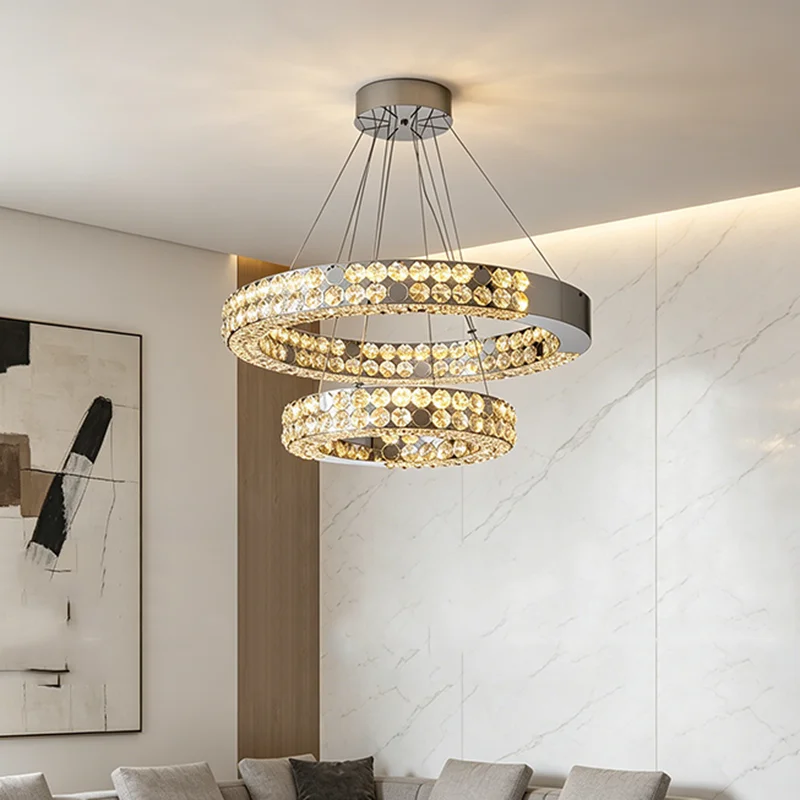

home decorationPendant lights, luxury crystal living room chandelier, bedroom Pendant lamp, ceiling light, indoor lighting