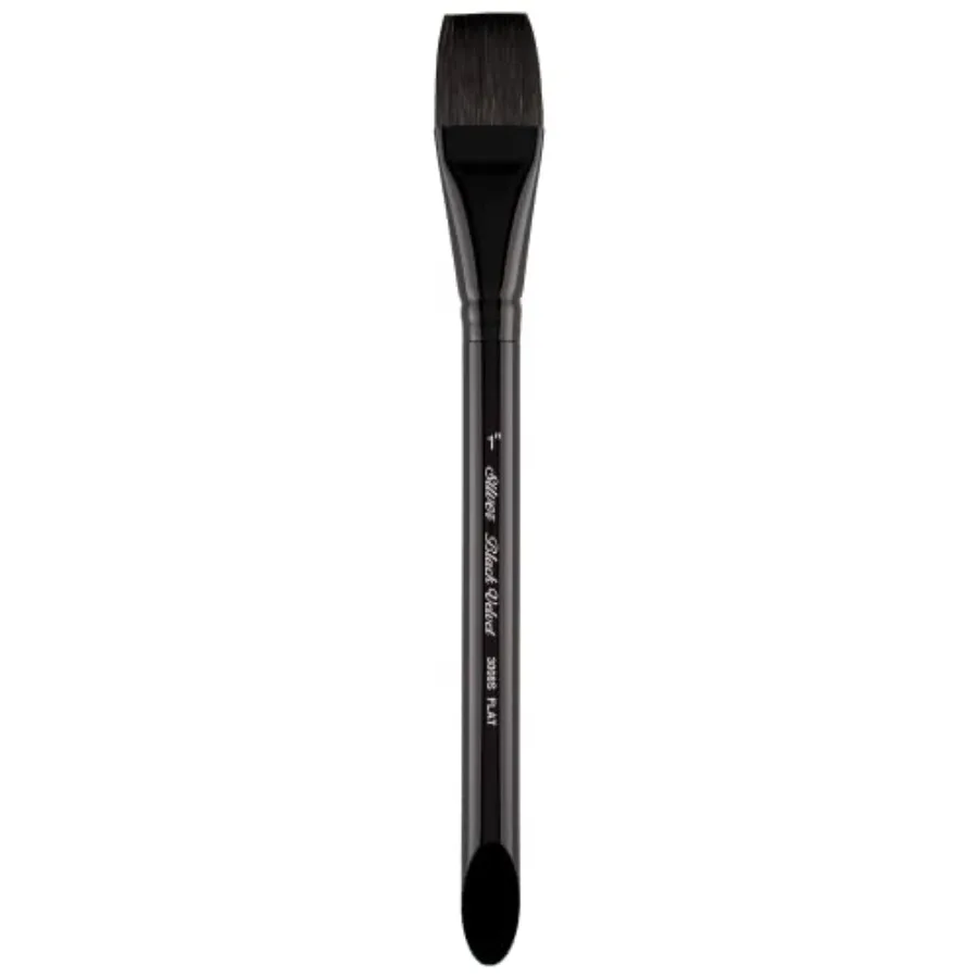 

Silver Brush 3008S-1 Short Handle Blend Squirrel and Risslon Brush,,ch