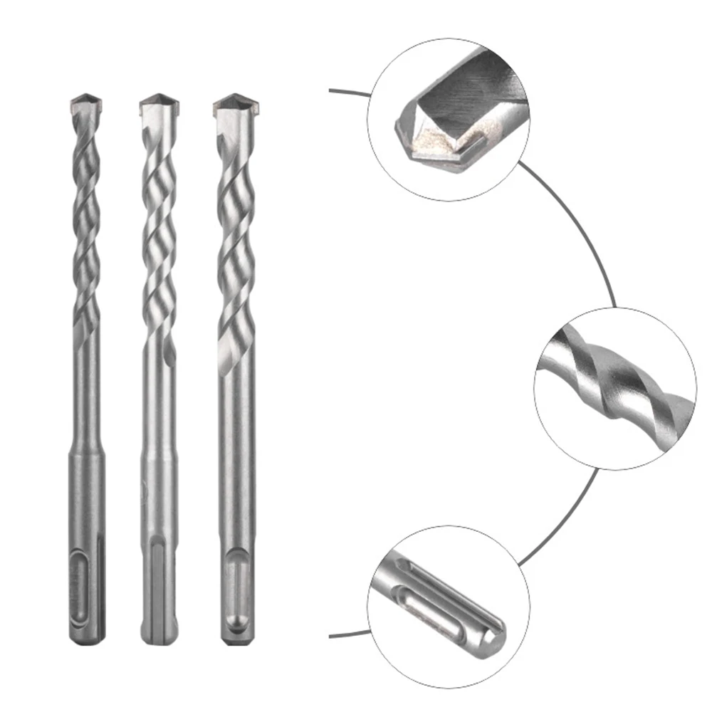 Sierra de agujero para hormigón SDS Plus, perforación de 110mm, 160mm, 200mm, bloque de ladrillo de pared, martillo eléctrico, broca de albañilería, 1 unidad