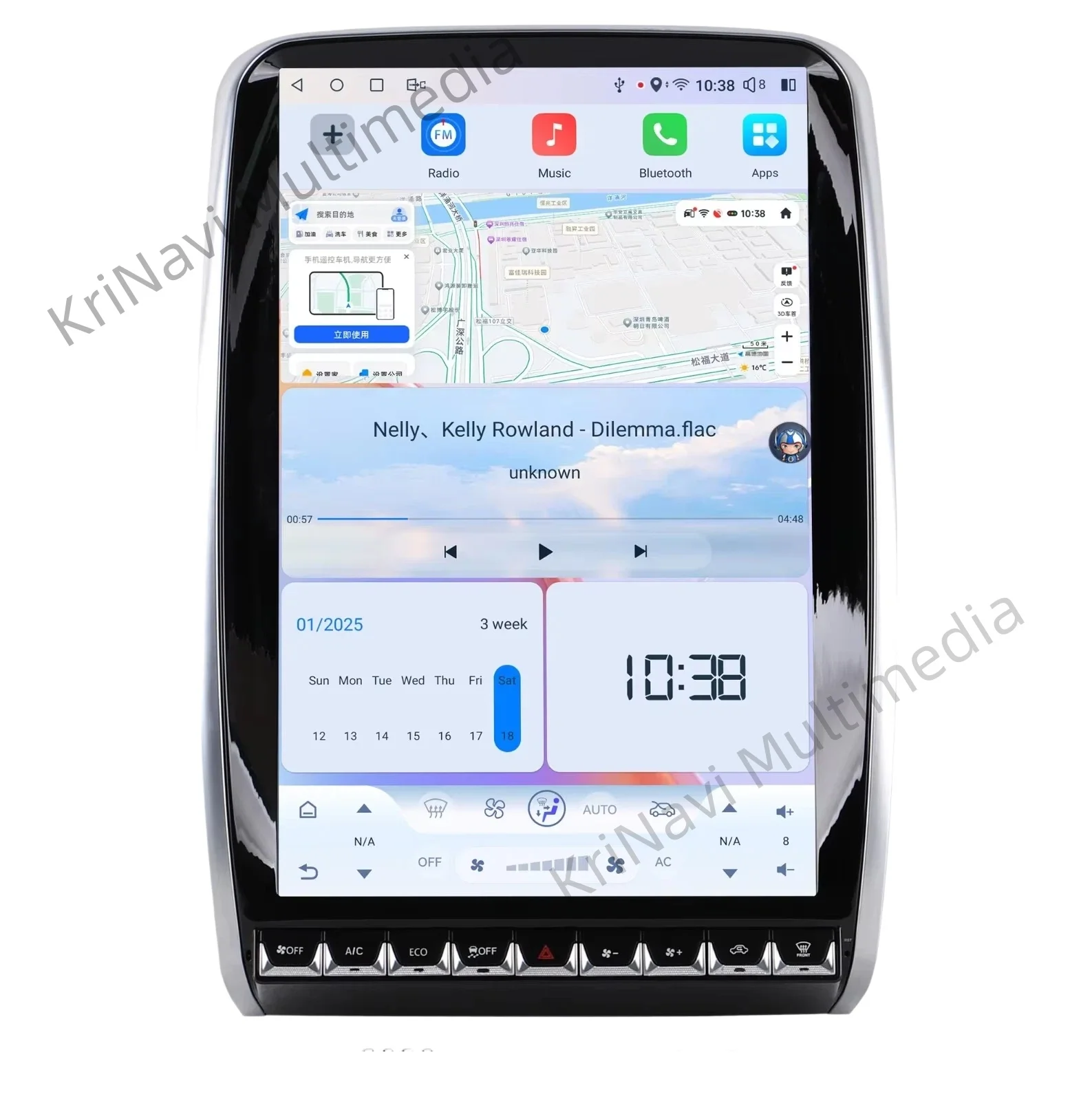 

14,5-дюймовая автомобильная магнитола для Dodge Durango 2014-2019 годов выпуска с Android Auto, CarPlay, GPS-навигацией, мультимедиа и стереоплеером