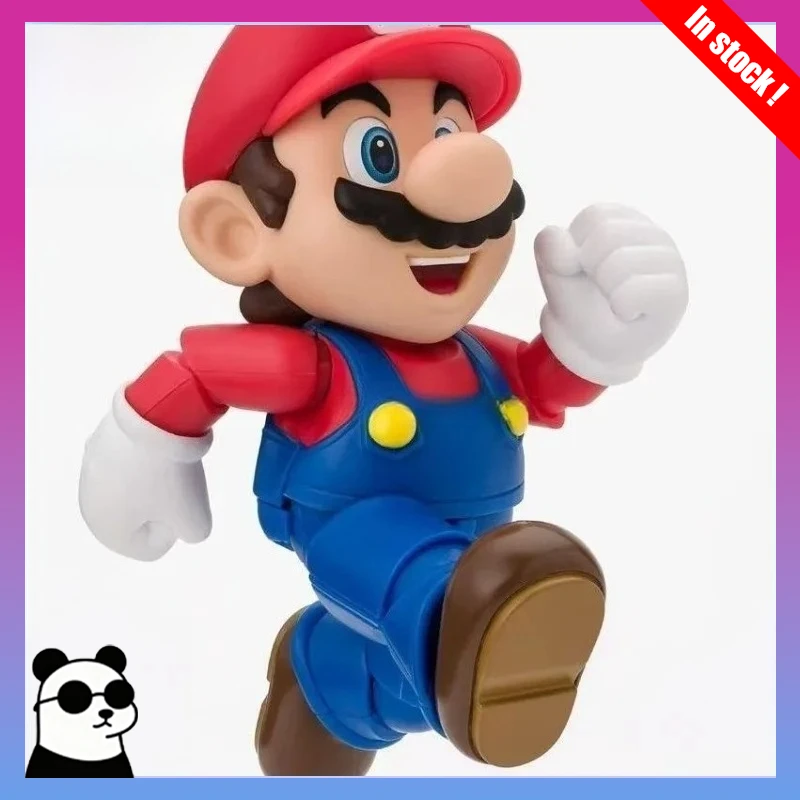 

Фигурка Bandai Super Mario SHF Марио (аниме) - в наличии, оригинальный набор для сборки, готовая коллекционная игрушка-подарок для мальчиков