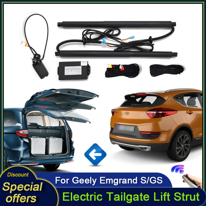 For Geely Emgrand S/GS 2016~2020 Car Electric Tailgate Tail Gate Strut Vehicle Power Rear Door Lift System Kit for Trunk