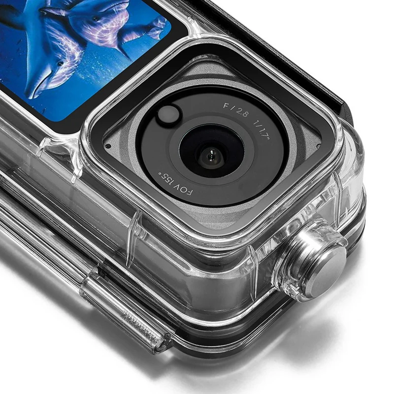 Waterproof Dive Housing Case For DJI Action 2, Protective Case Diving Shell For Action 2 Underwater Action Camera