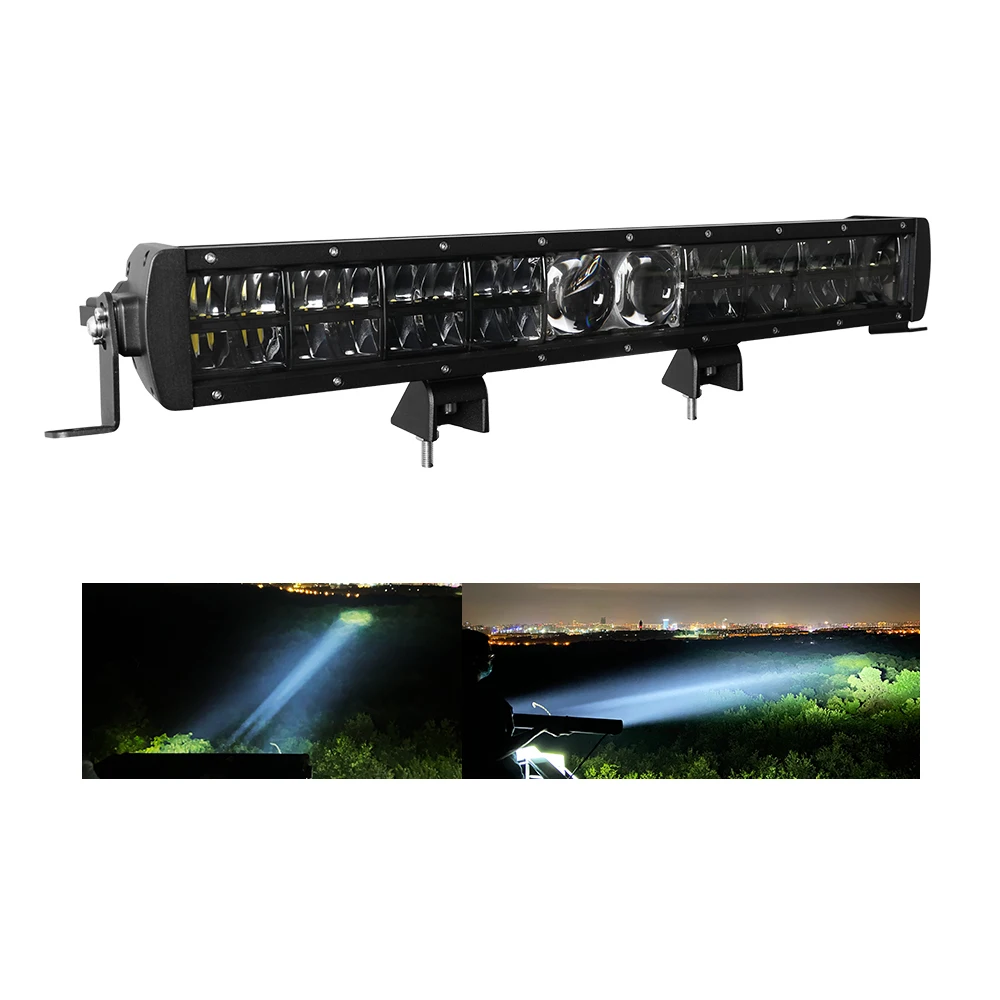 

Super Bright Dual Row Design Led Off Road Bar 22'' Off Road 4x4 4WD Truck Spot E-mark Led Light Bar