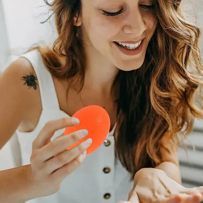

Squeeze Ball Hand Grip Squeeze Ball Silicone Massaging Gripper For Finger Wrist Relief Recovery Elderly Home Use