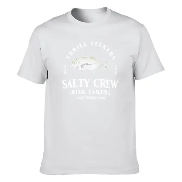 Men's T-shirt Salty GT Standard Black crew neck