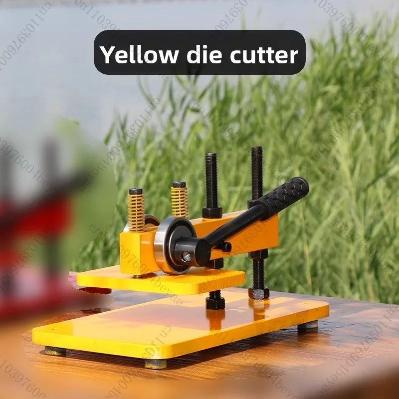 Cantilever manual die-cutting machine, knife die stamping machine, plastic rubber fabric sample, small stamping machine