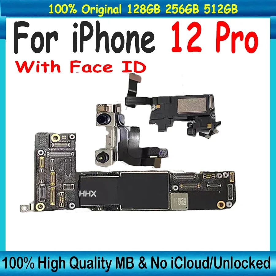 IPhone 12 Pro Max – 128 Go – Or – Bloqué ICloud – Pour Pièces