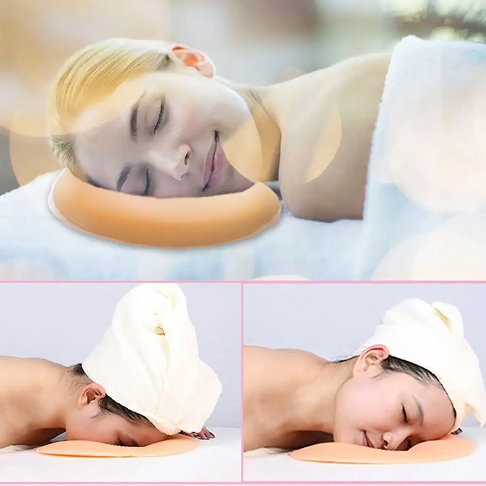 

Beauty SPA Salon Silicone Pillow Relax Cushion Massage Pillow Beauty Pad