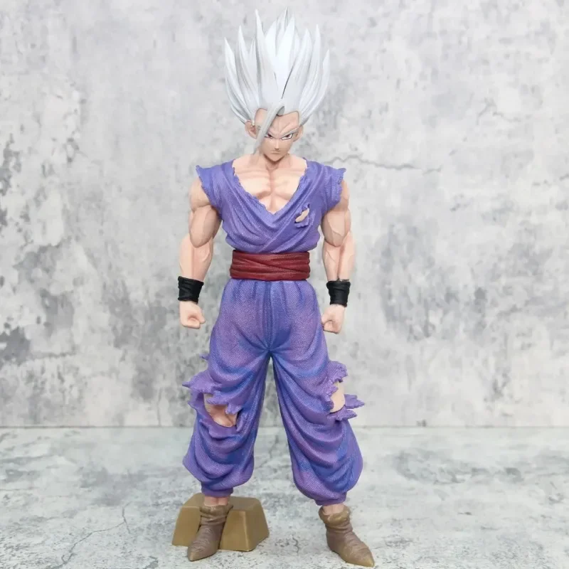 Dragon Ball Z 33cm Son Gohan Anime Figure Model Super Saiyan Beast Gohan Gk Statue Pvc Model Doll Desktop Decoration Toys Gifts